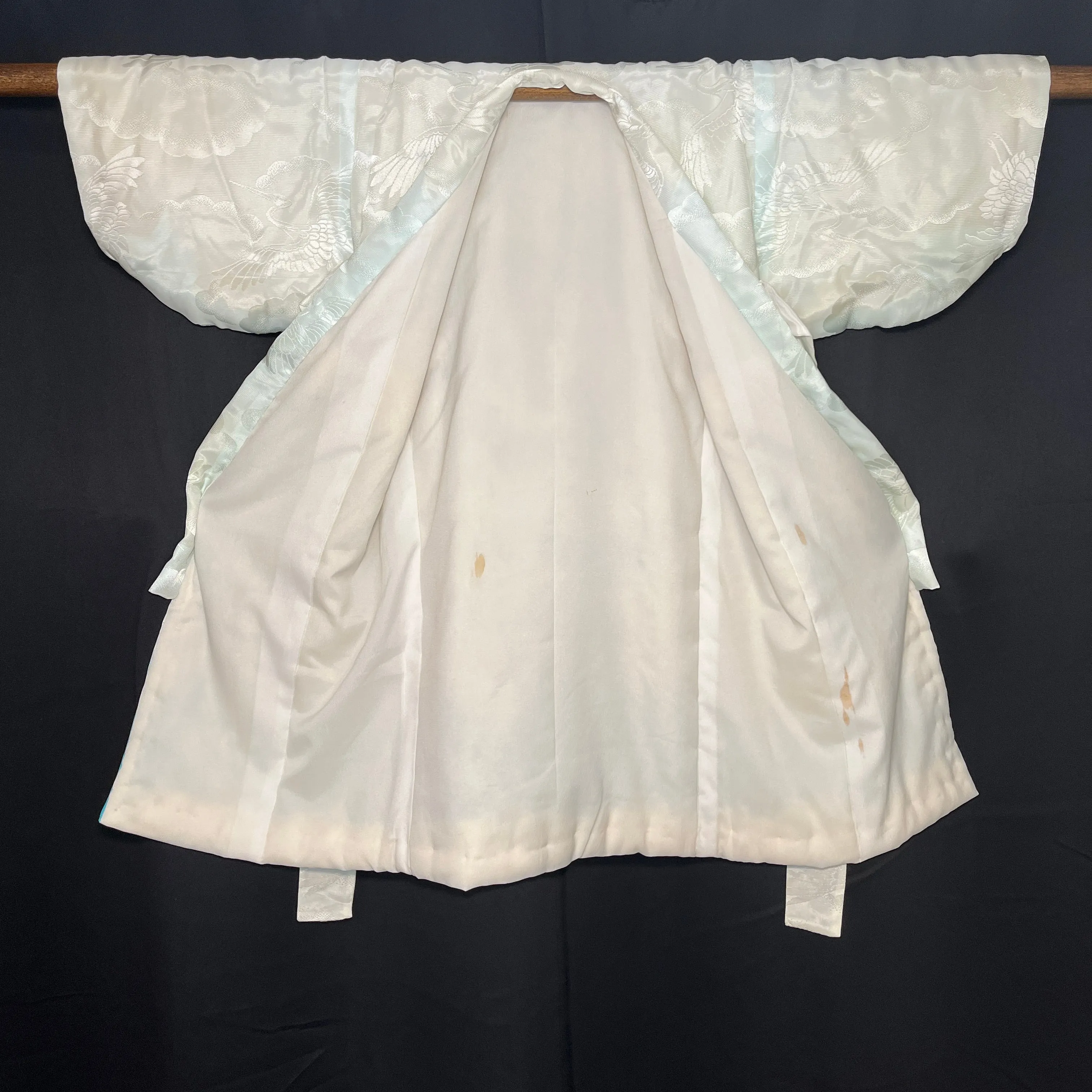 "Cranes and Clouds" Boy's Underkimono