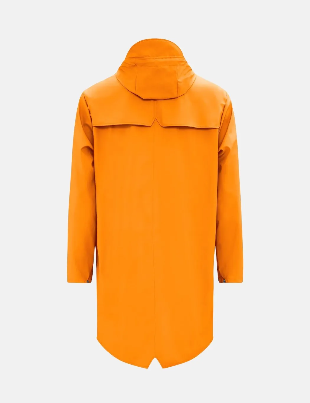 Rains Long Jacket - Fire Orange