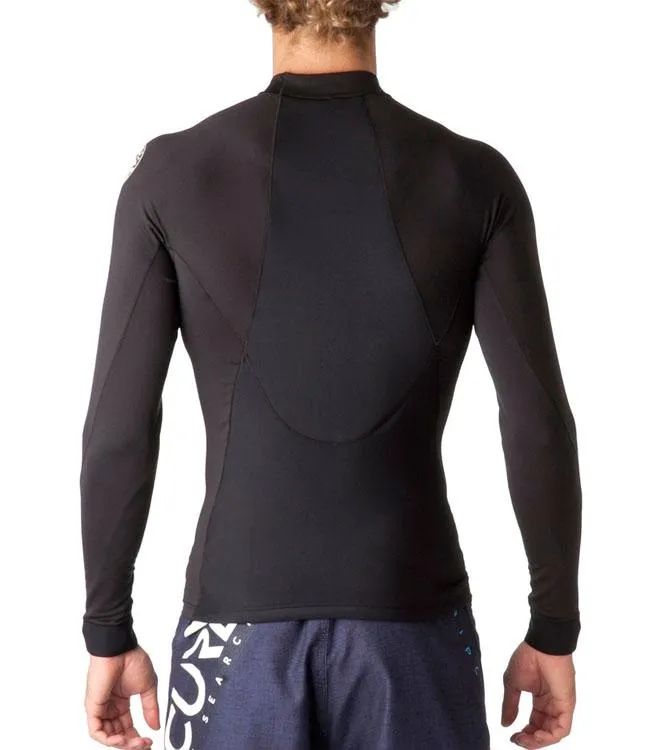 Ripcurl Flashbomb Mens Neo Lycra Heater Top (2018) - Black