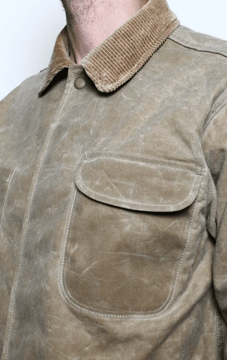 Rogue Territory - Hunter Supply Jacket Waxed in Tan