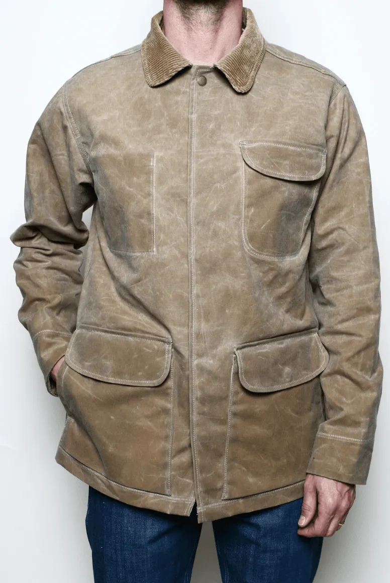 Rogue Territory - Hunter Supply Jacket Waxed in Tan