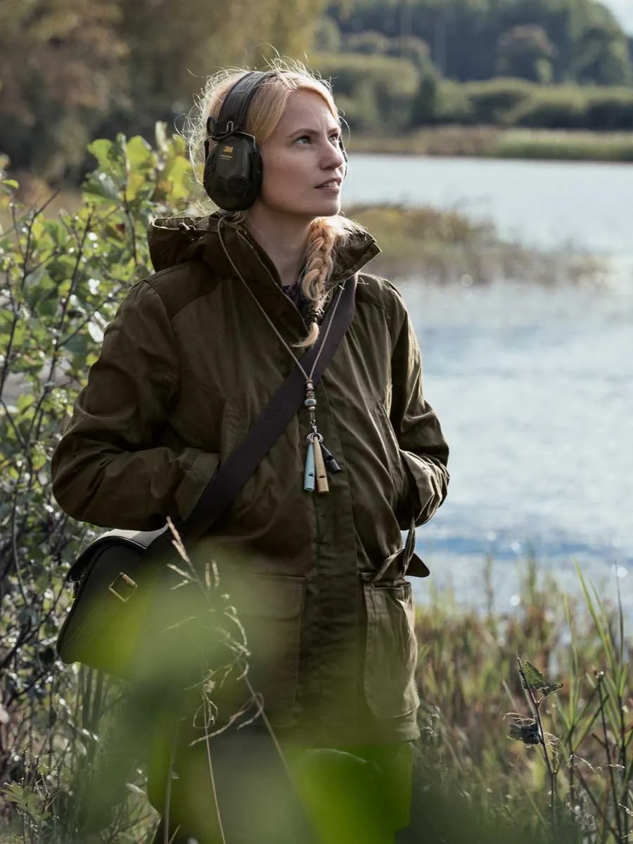 SEELAND Key Point Kora Waterproof Jacket - Ladies - Pine Green / Grizzly Brown