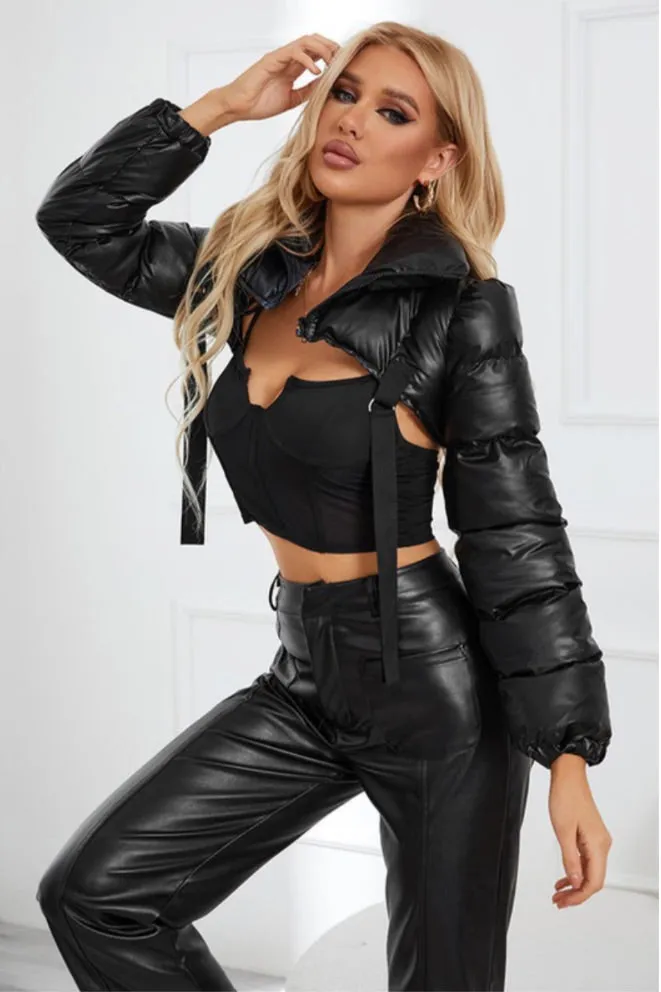 Selene Crop Puff Jacket