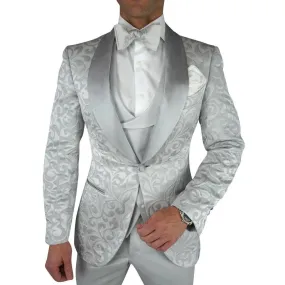 Silver Paisley Dinner Jacket