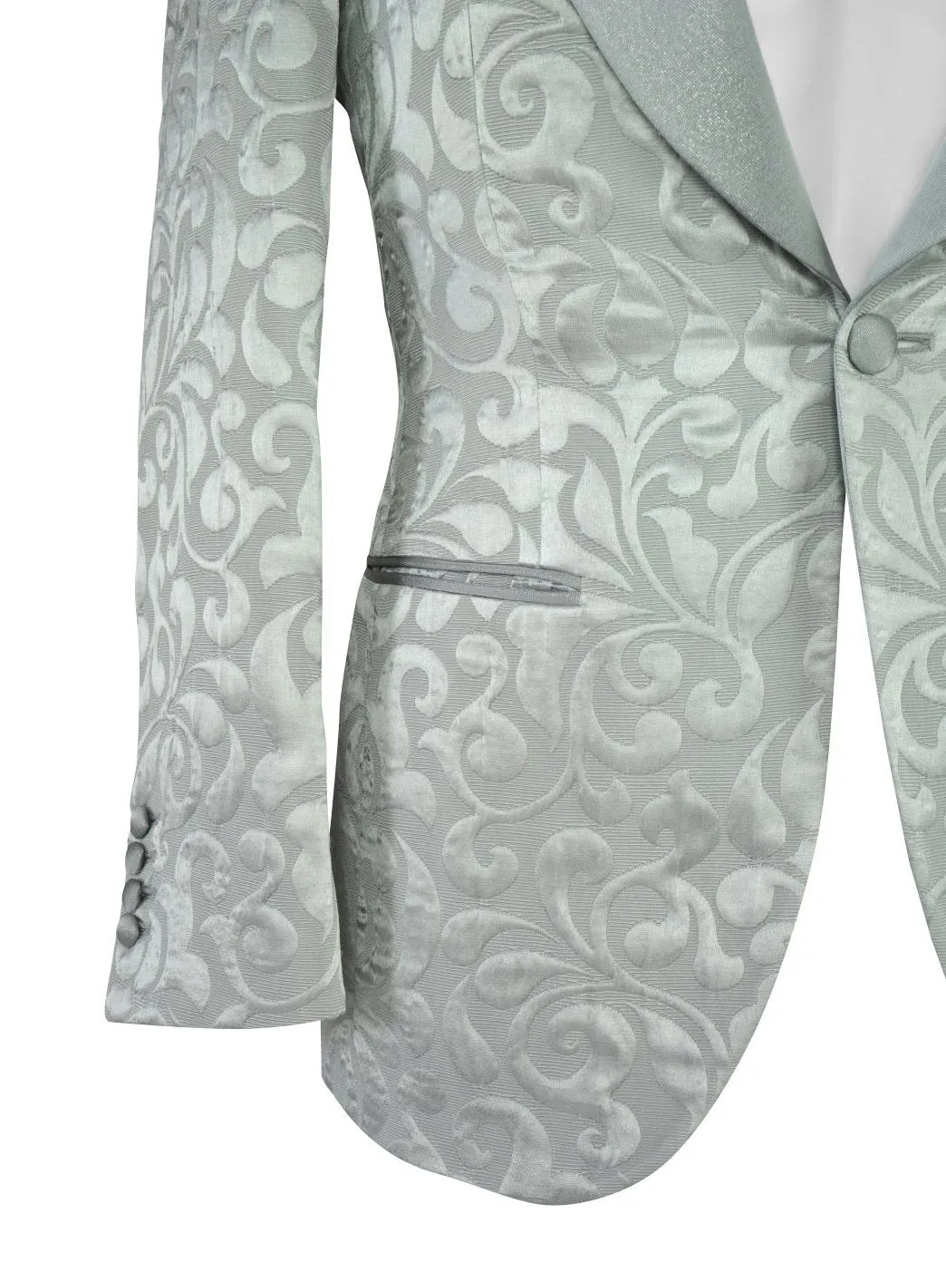 Silver Paisley Dinner Jacket