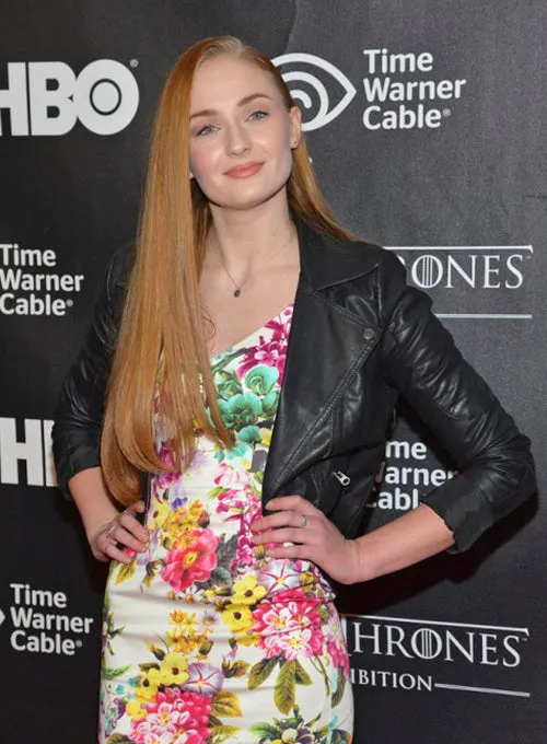 SOPHIE TURNER LEATHER JACKET