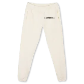 SQLOGOUID Cream Sweatpants.