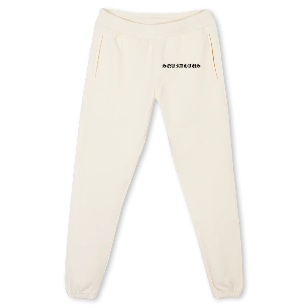 SQLOGOUID Cream Sweatpants.