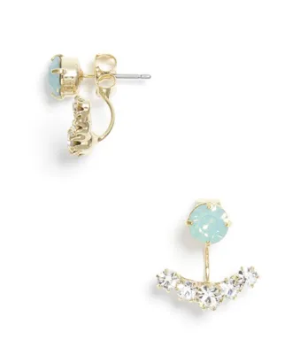 Staying Anchored Studs Earrings in Mint