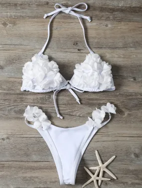 Stereo Flower Bikini Swimwear