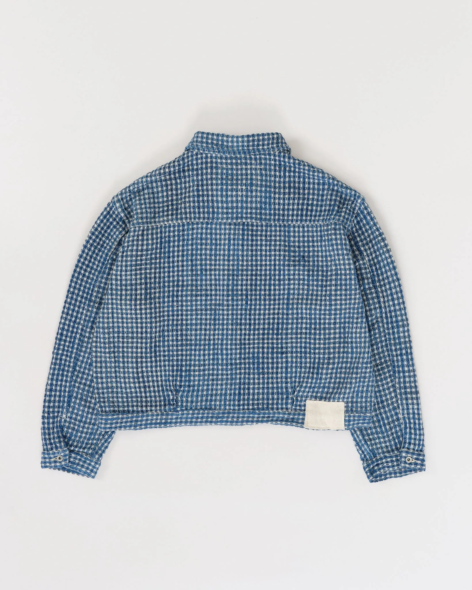 Sundae Jacket - Indigo Wobbly Waffle