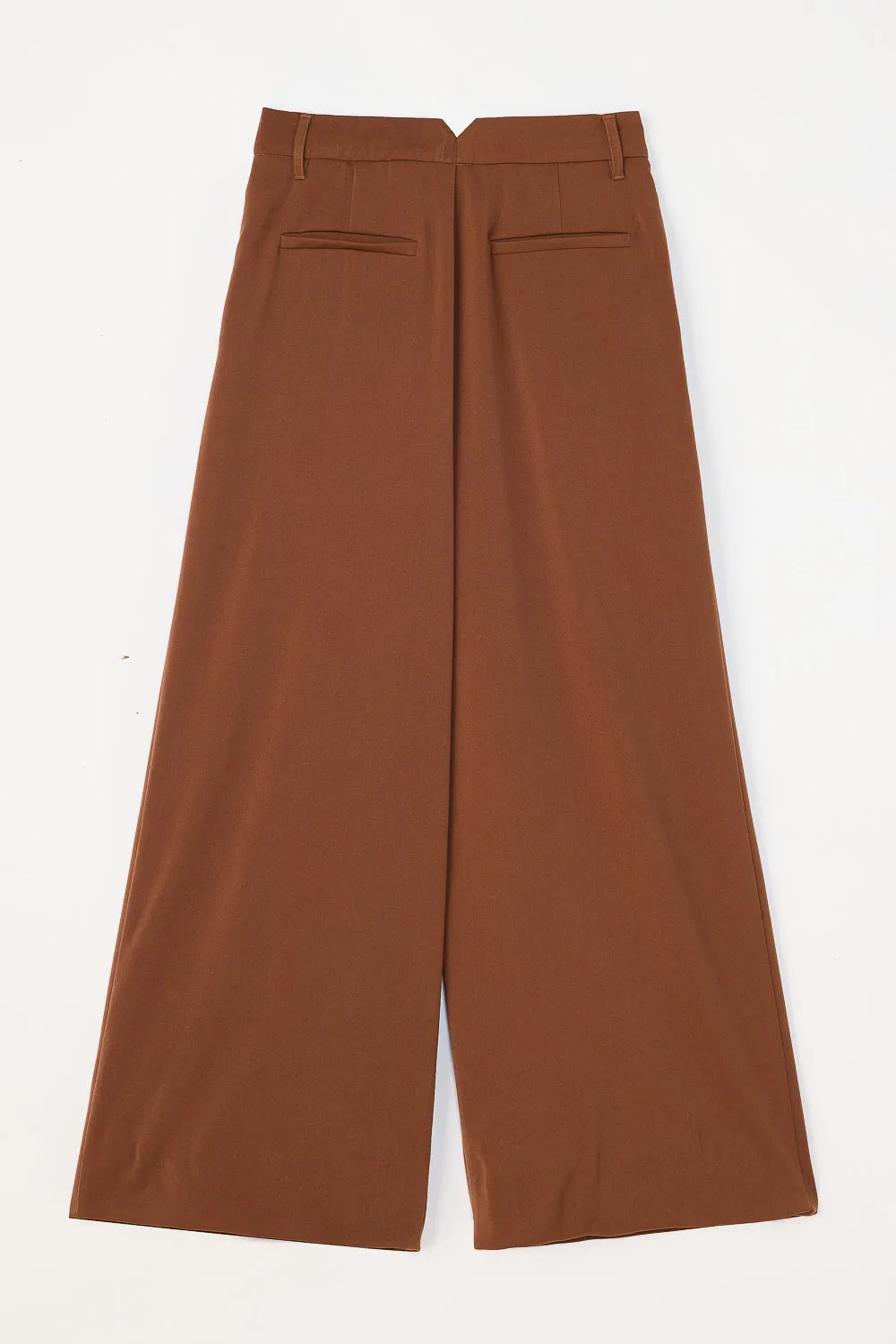 Tawny Brown Super Flared Korean Pants