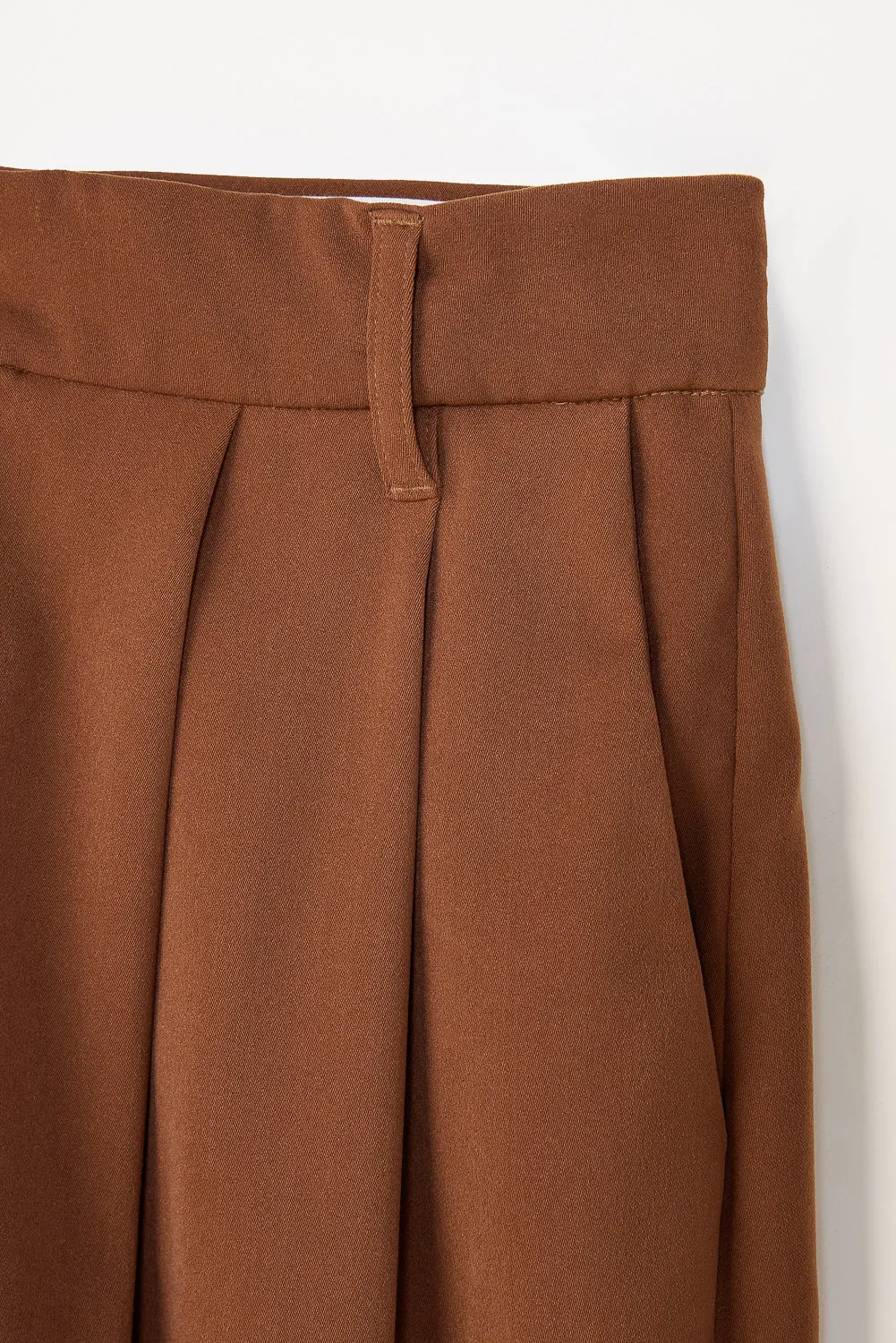 Tawny Brown Super Flared Korean Pants