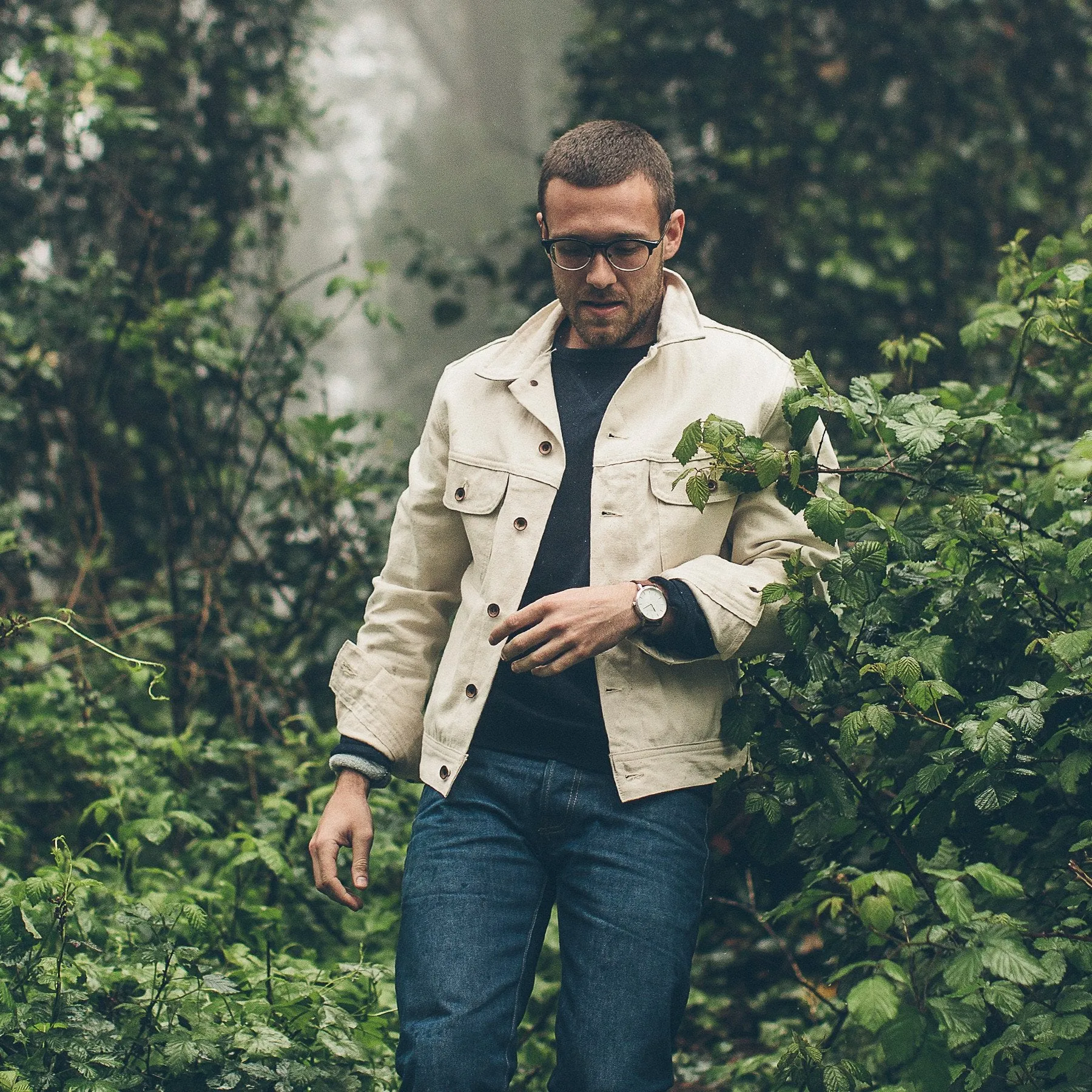 The Long Haul Jacket in Natural Selvage Canvas