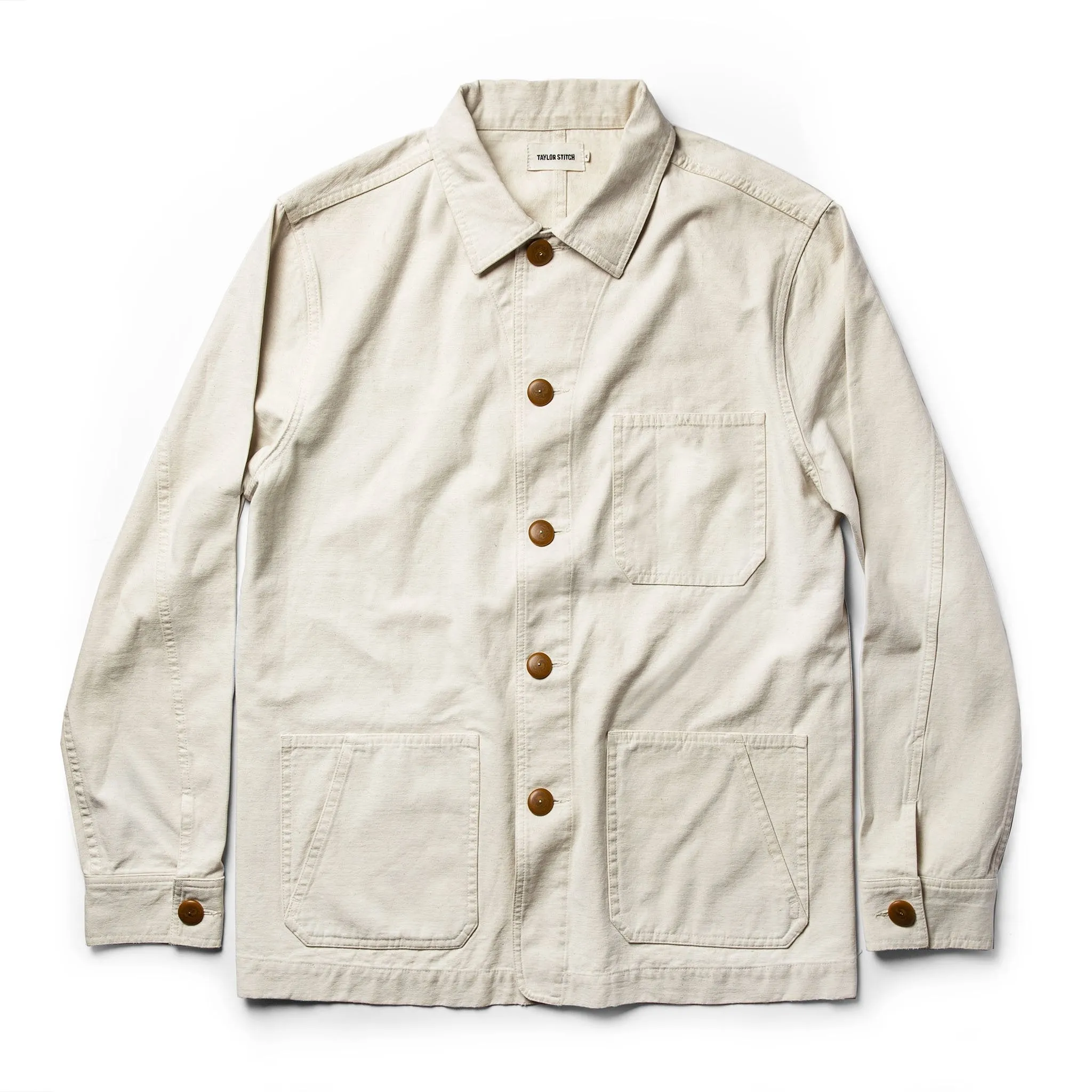 The Ojai Jacket in Natural Reverse Sateen