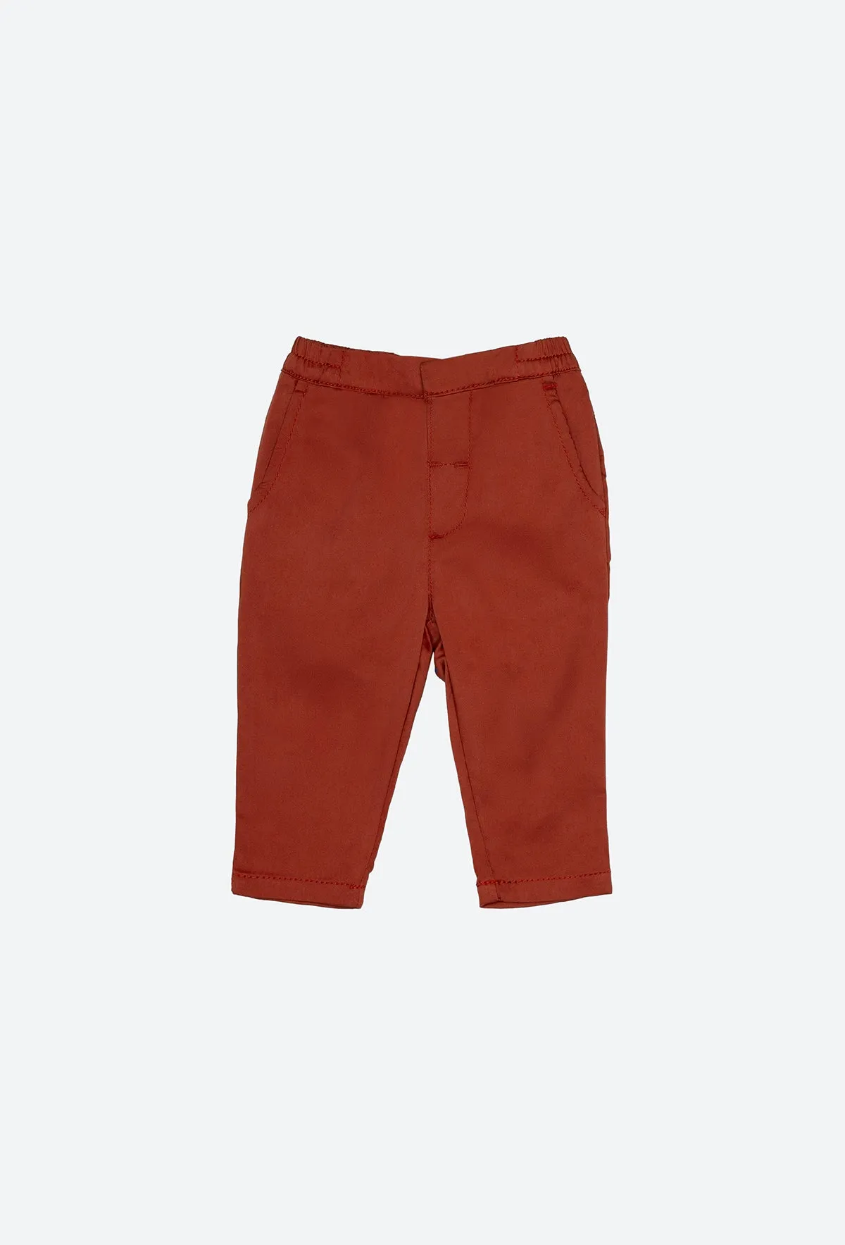 The Perfect Babies Slim Fit Pants - Terracotta