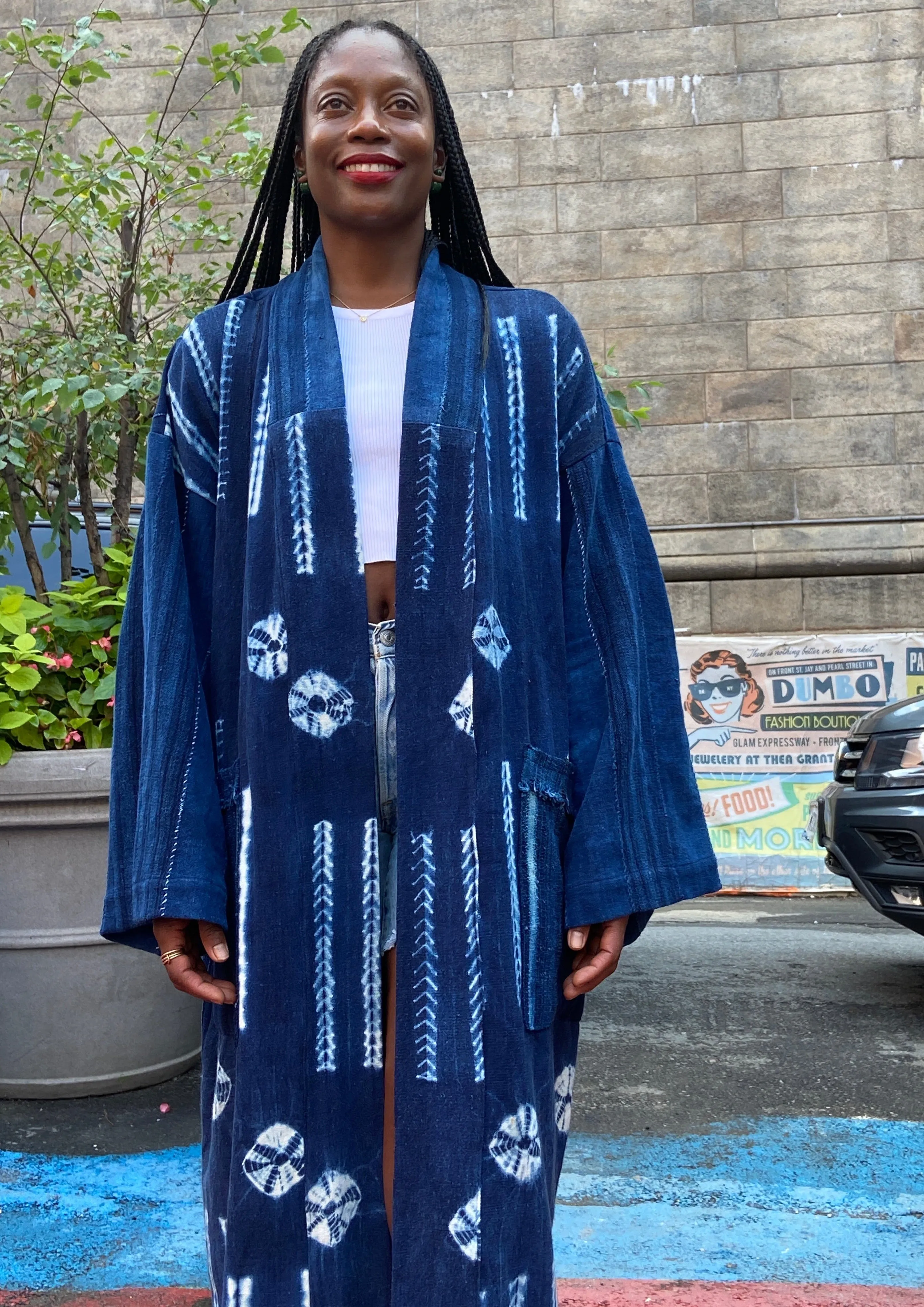 The Vintage Mudcloth Kimono