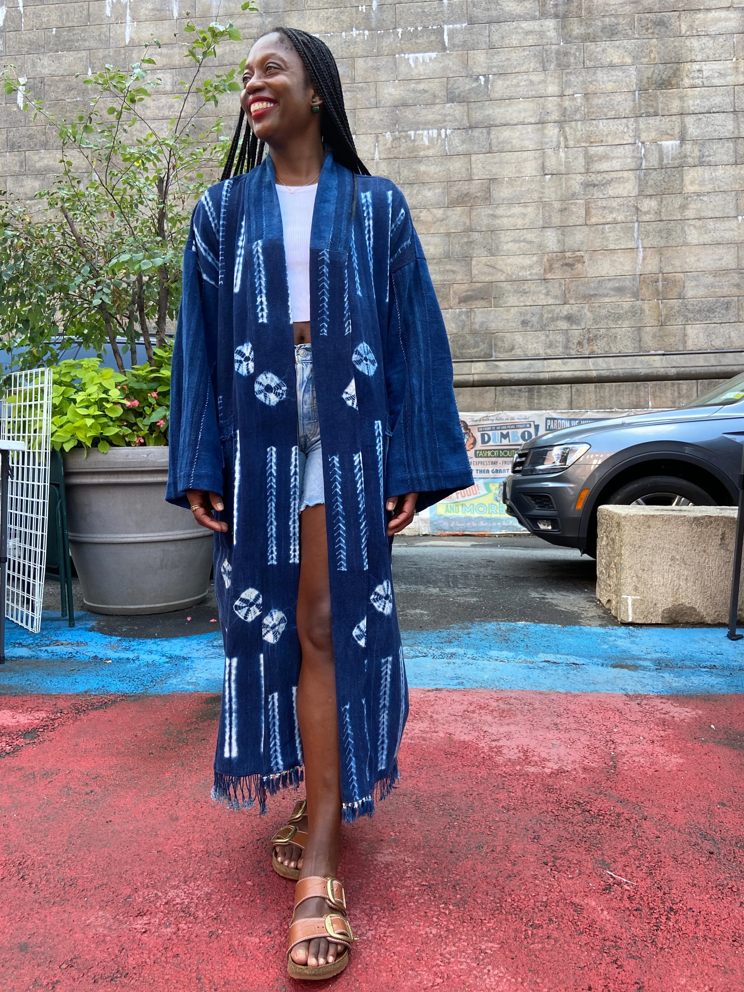 The Vintage Mudcloth Kimono