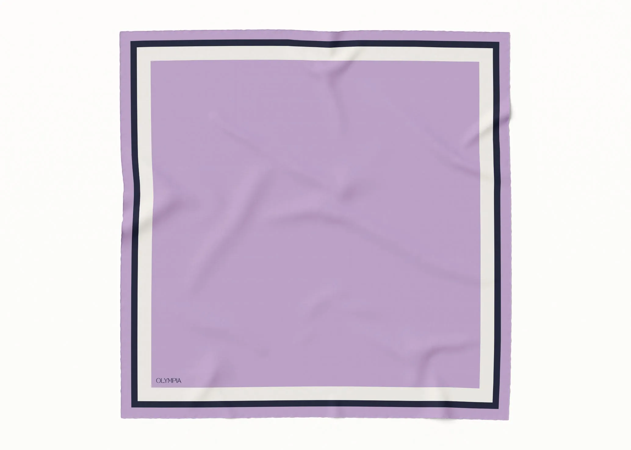 Tilda Lilac/Coconut Milk/Maritime Silk Scarf - 89x89cm