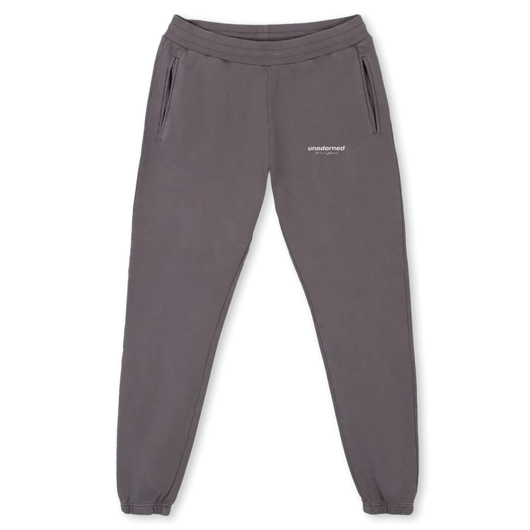 UNADORNED JOGGERS Pigment Grey Sweatpants.