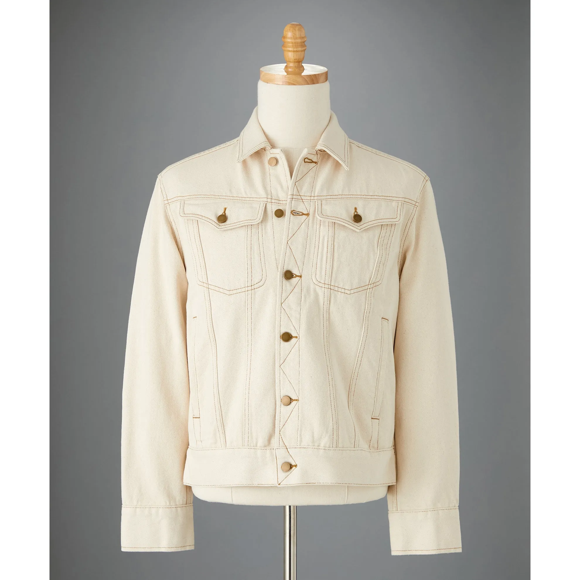 Undyed Natural Jean Jacket