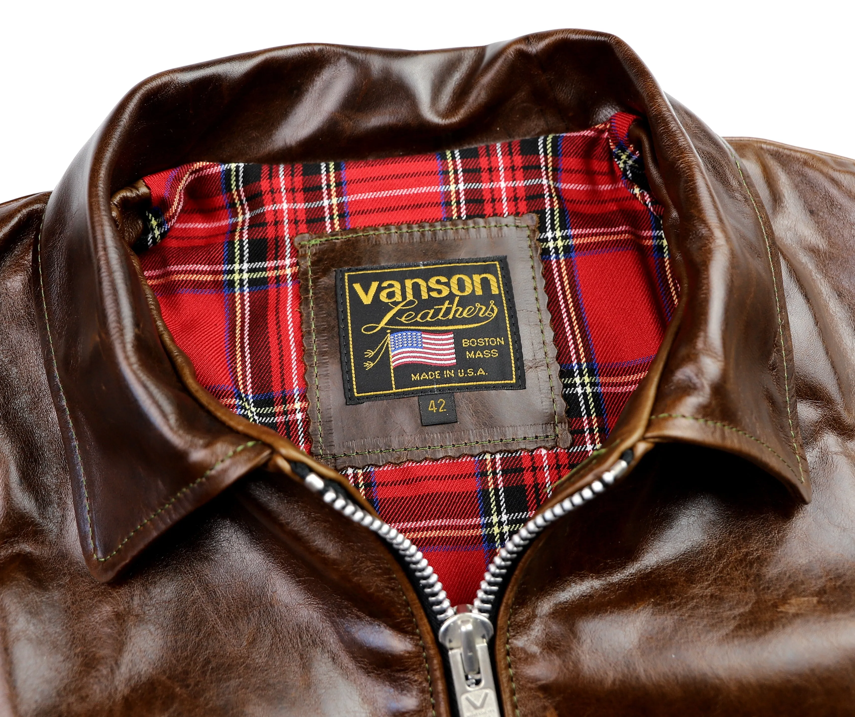 Vanson Ike, Walnut Vancouver Cowhide, size 42