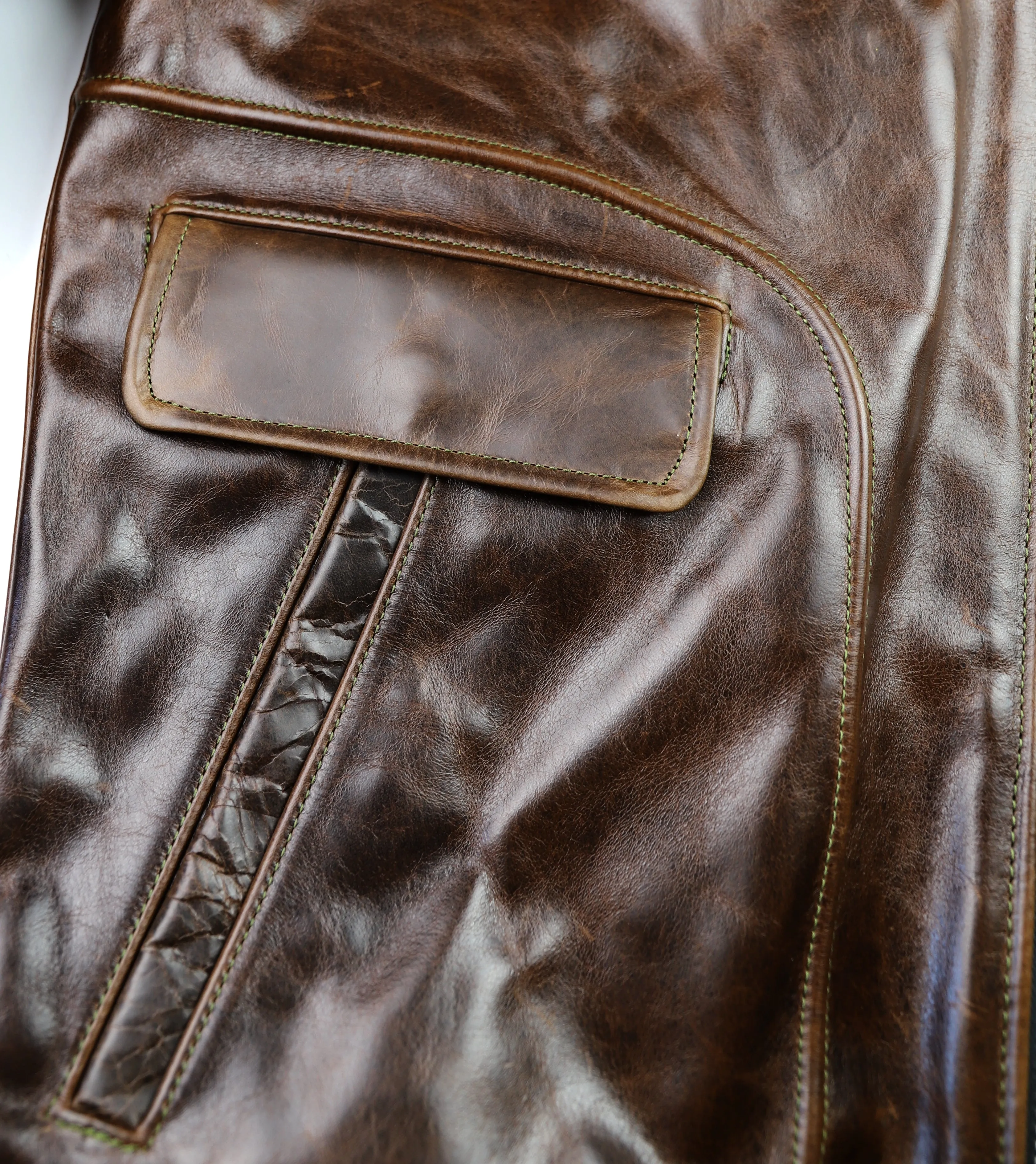 Vanson Ike, Walnut Vancouver Cowhide, size 42