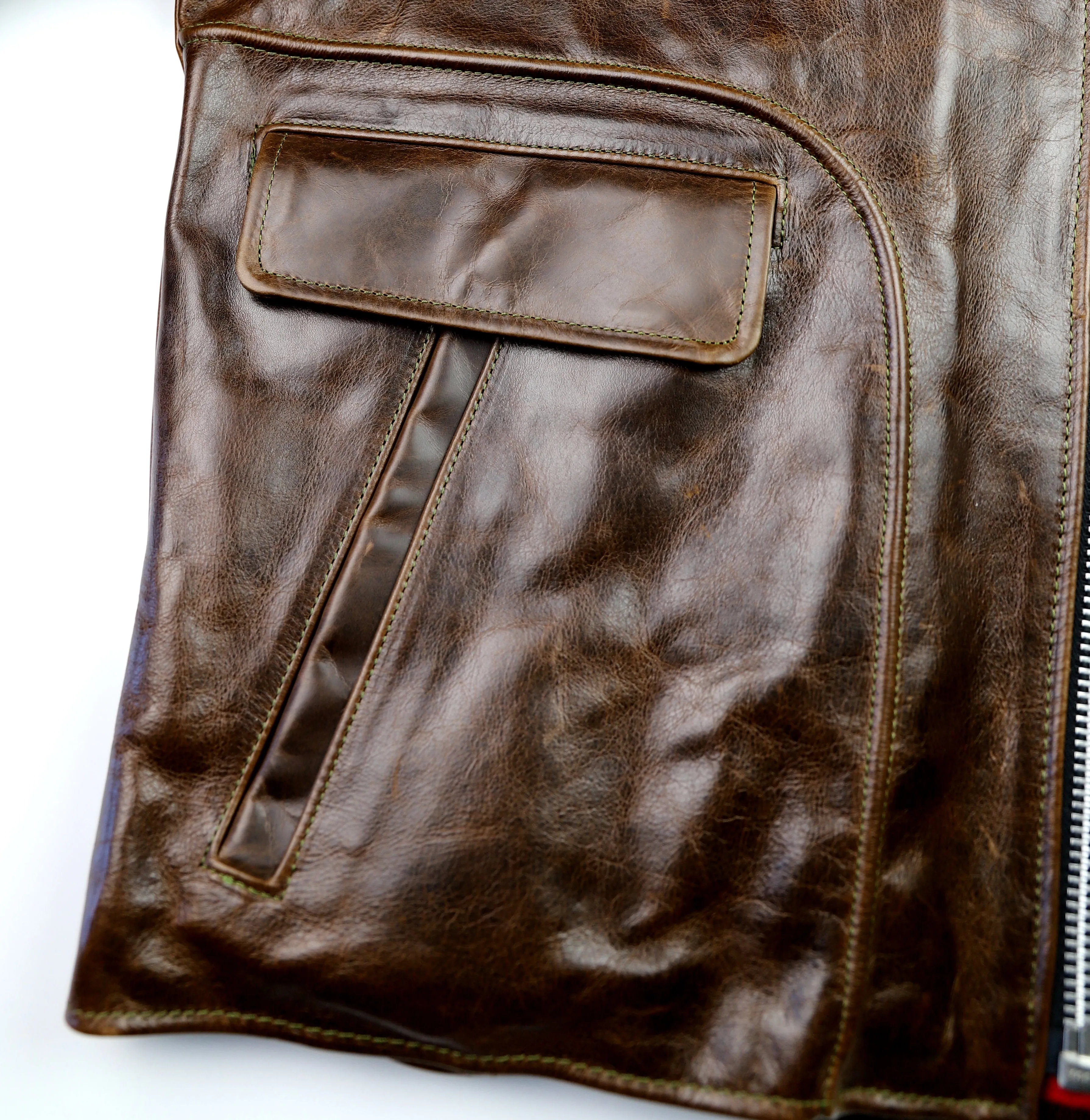 Vanson Ike, Walnut Vancouver Cowhide, size 46