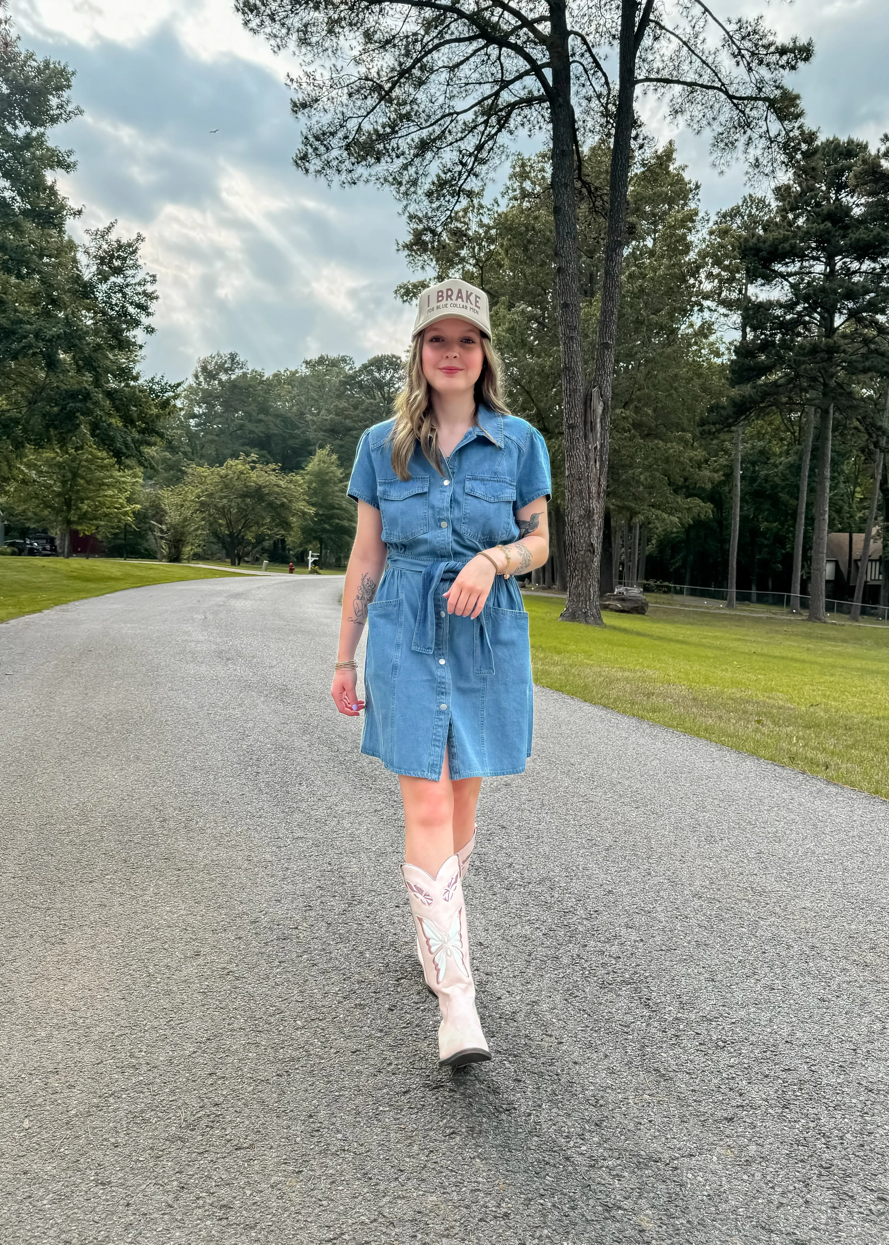 Velvet Heart Fonda Vintage Dress | Medium Denim