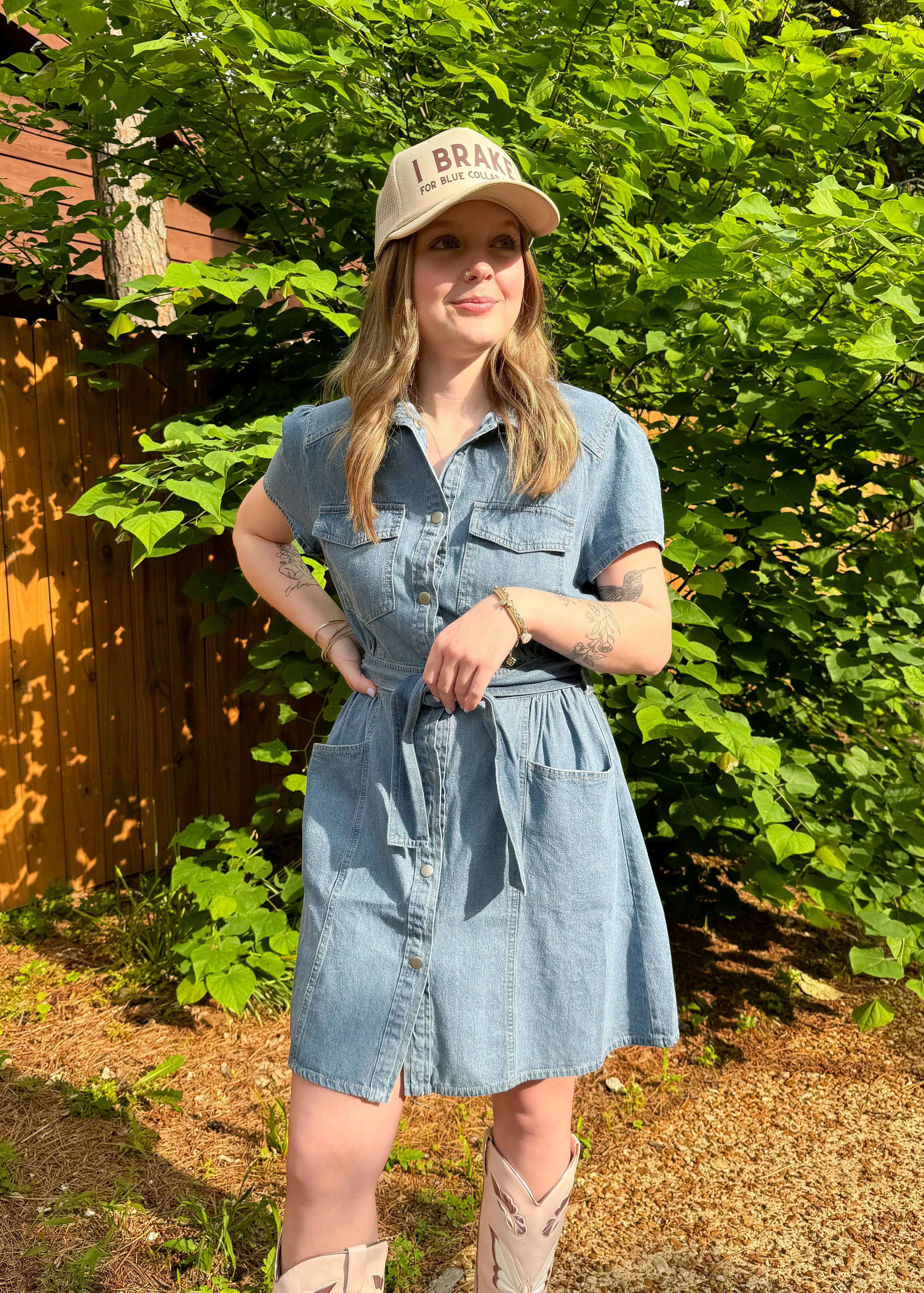 Velvet Heart Fonda Vintage Dress | Medium Denim