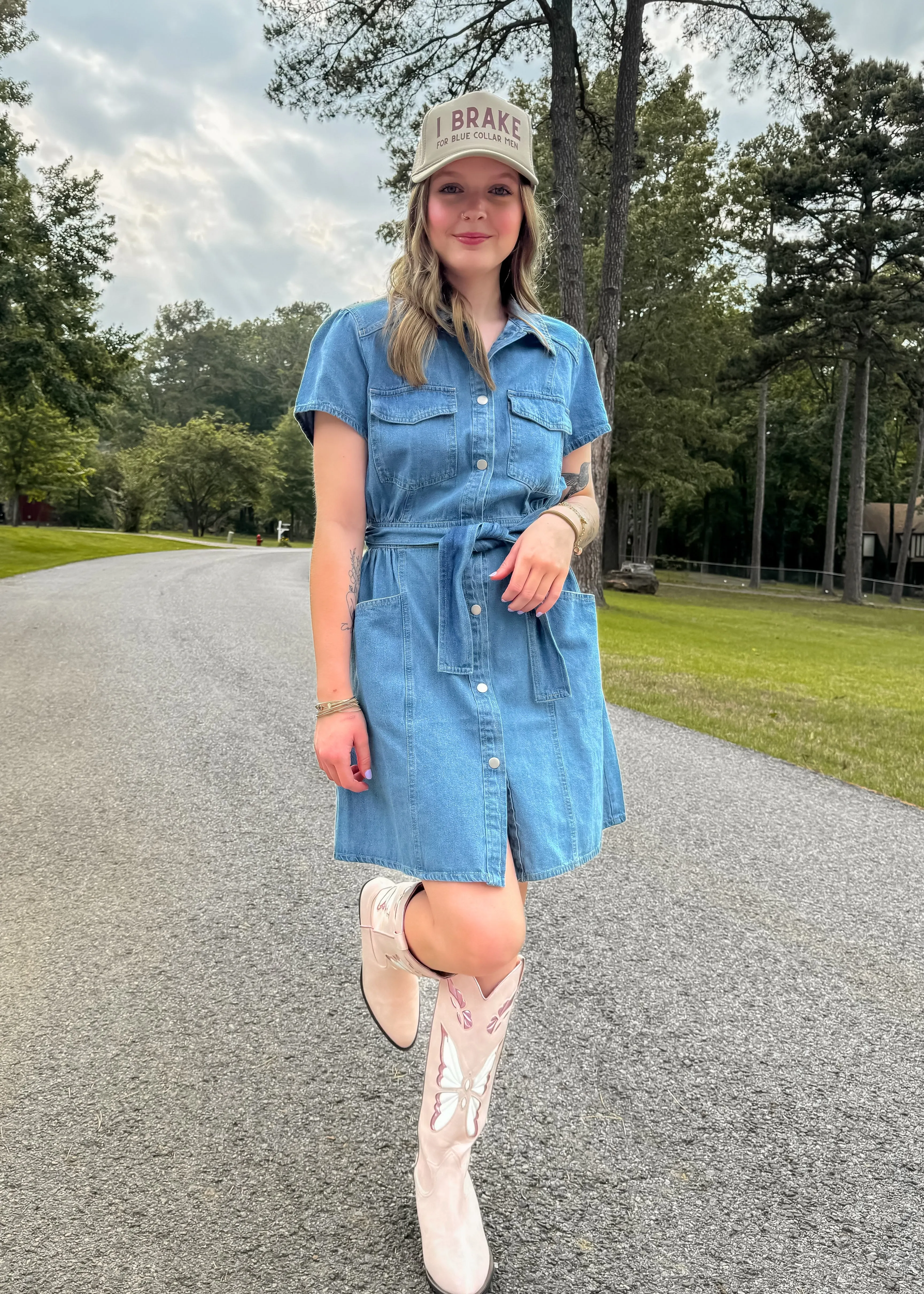 Velvet Heart Fonda Vintage Dress | Medium Denim