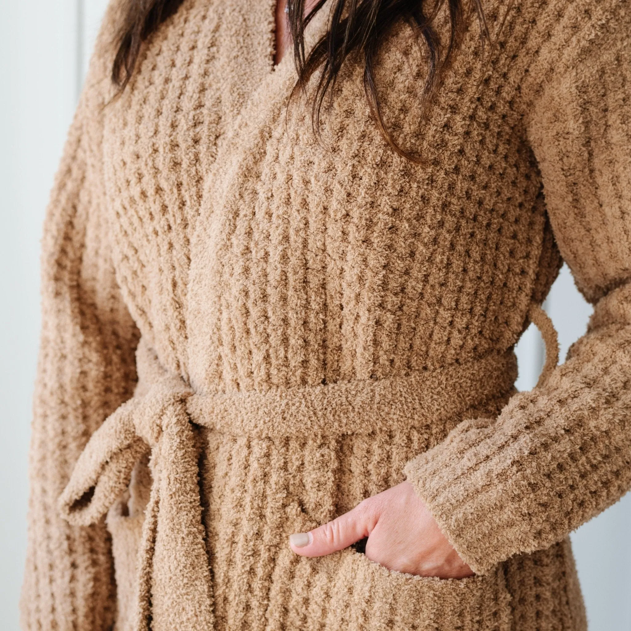 WAFFLE KNIT ROBES