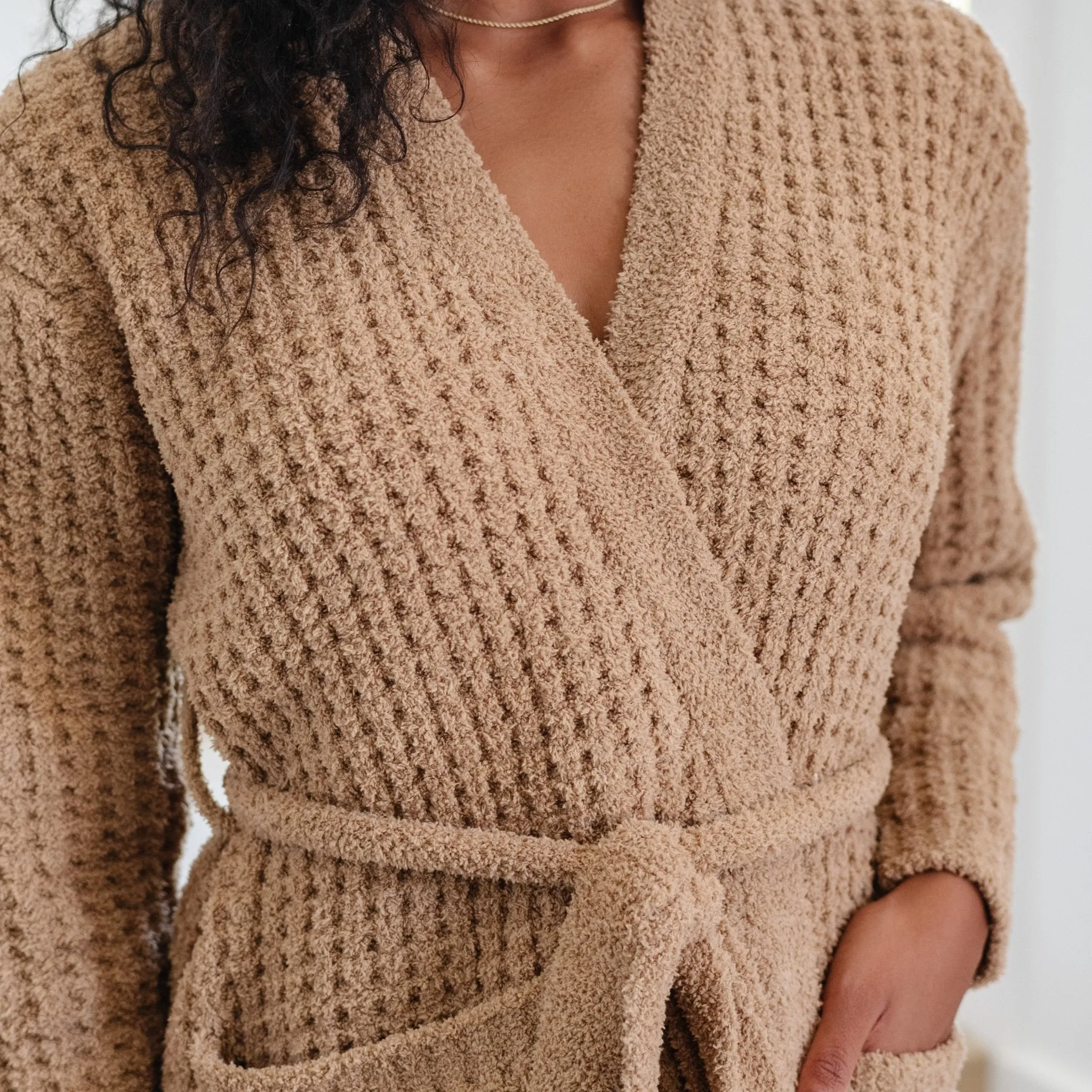 WAFFLE KNIT ROBES