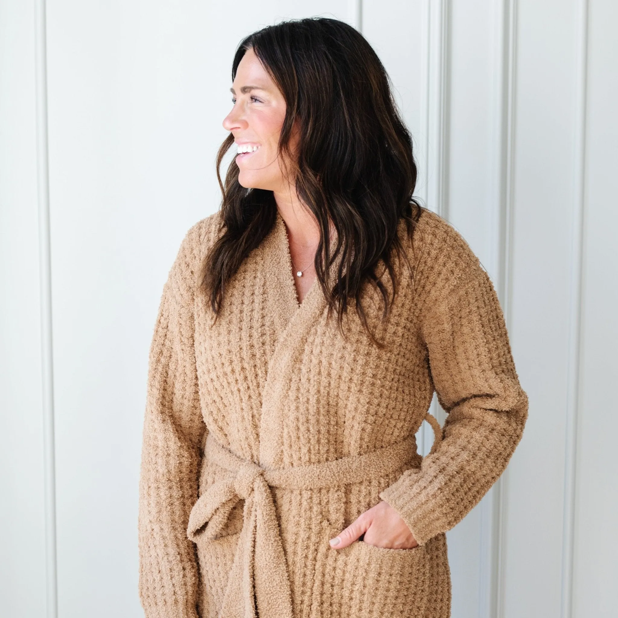 WAFFLE KNIT ROBES