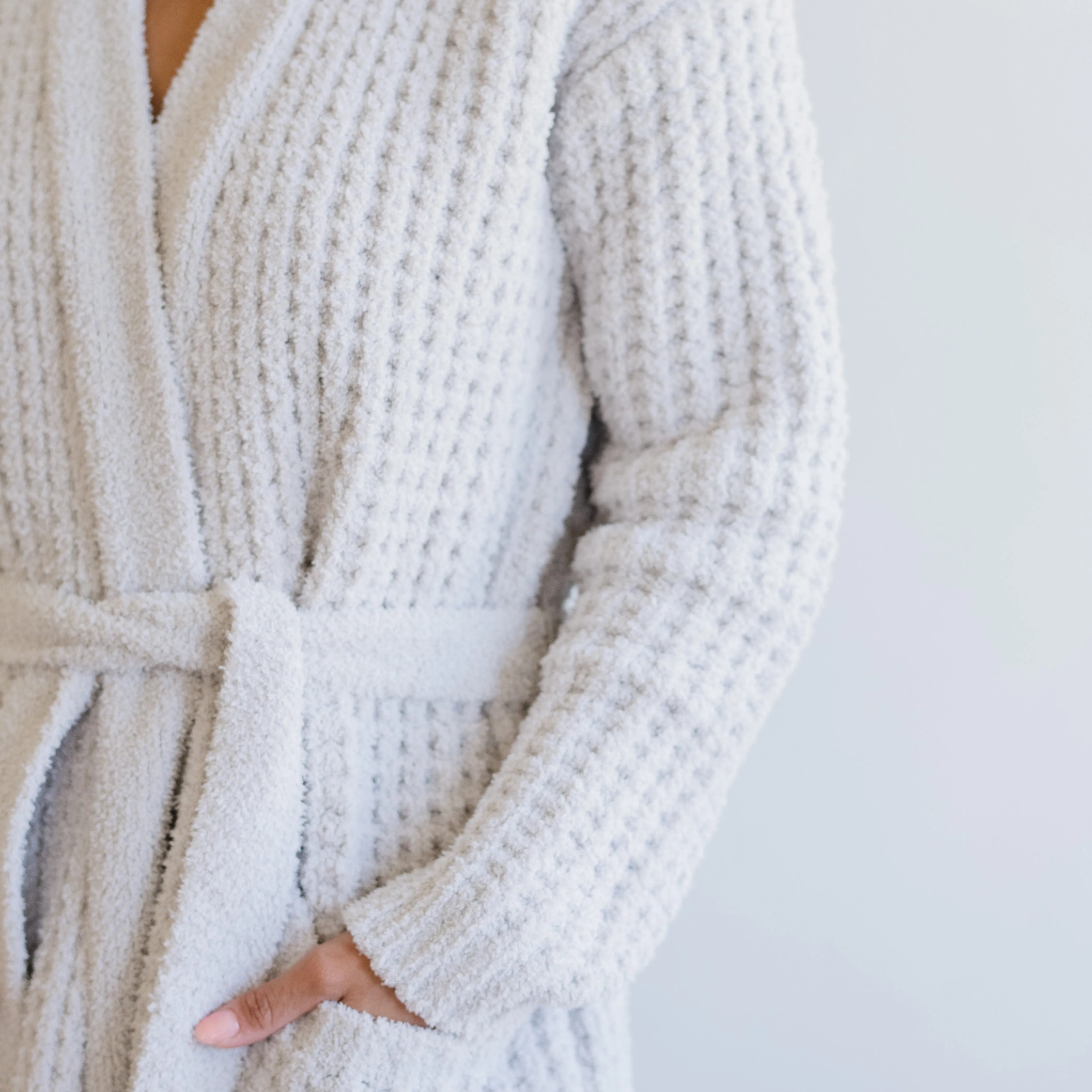 WAFFLE KNIT ROBES