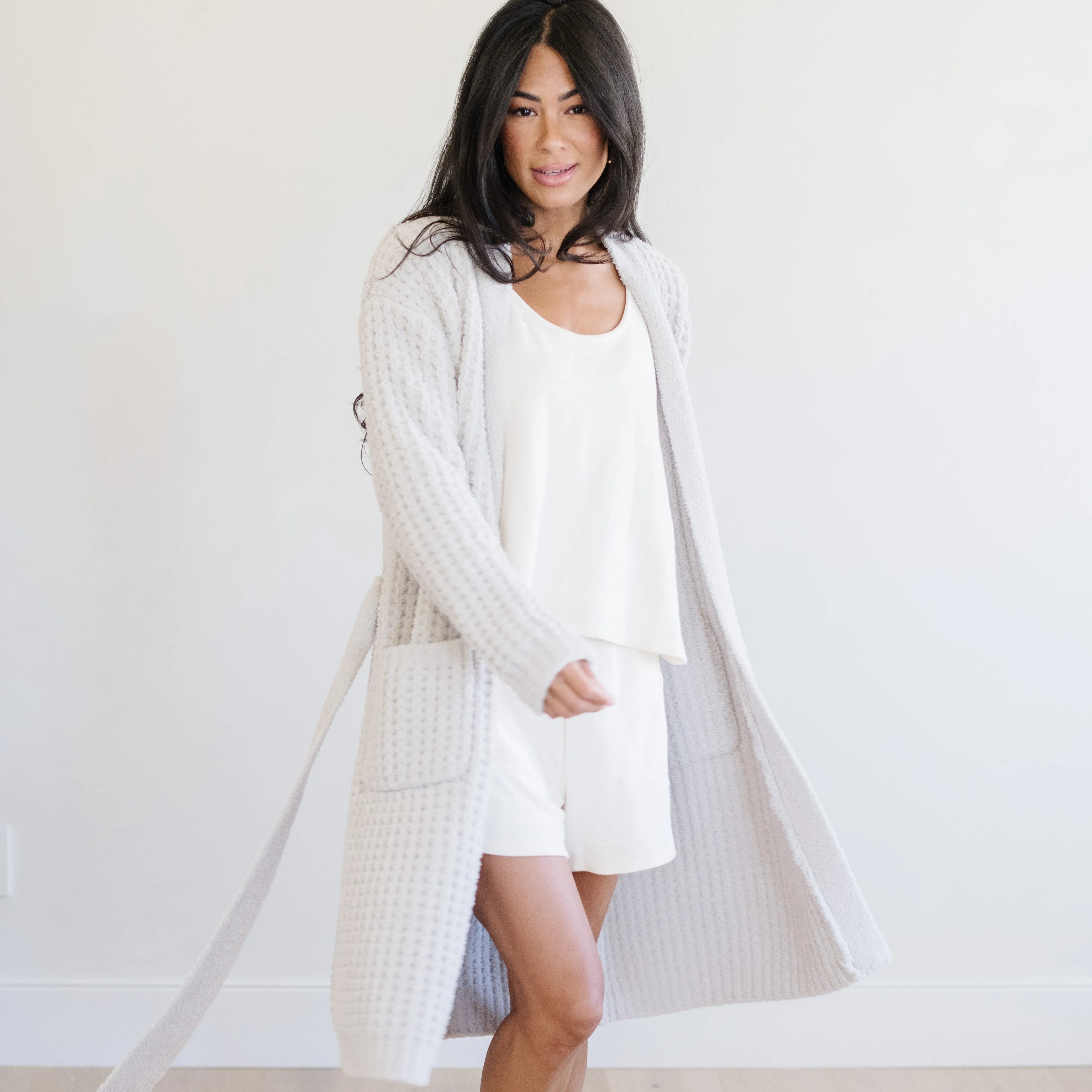 WAFFLE KNIT ROBES