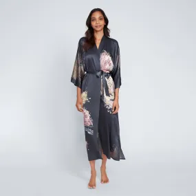 Washable Silk Jia Long Kimono Robe