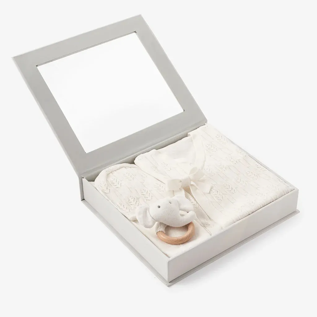 White Layette Gift Set