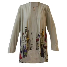 Wineology Long Sleeve Kimono