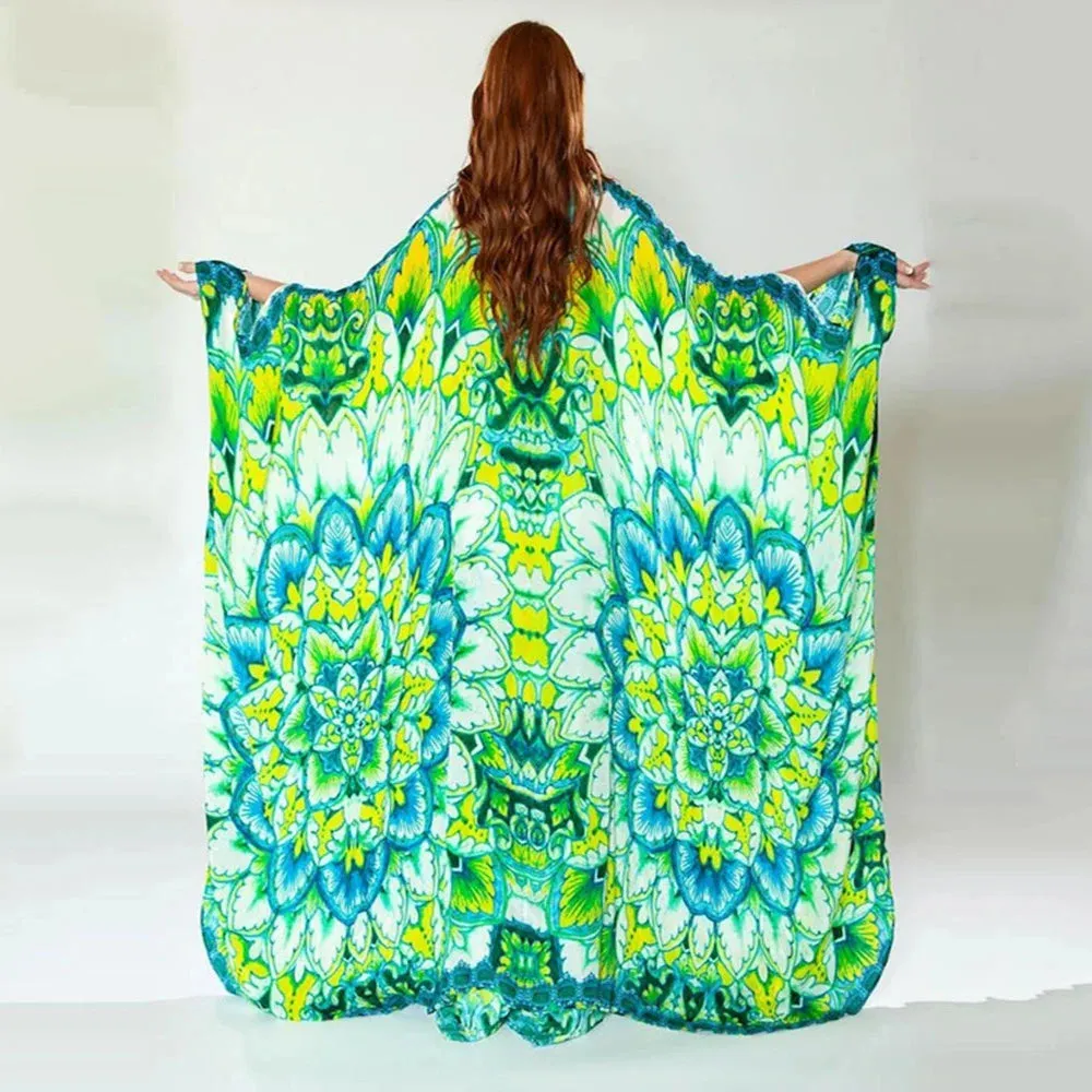 Women's Butterfly Boho Kaftan With Wings