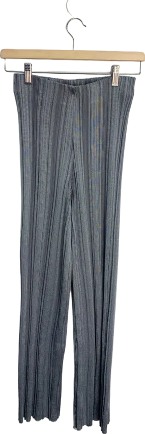 Zara Grey Ribbed Knit Pants Size S