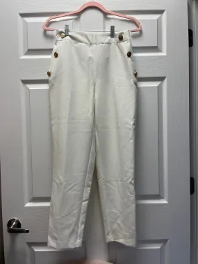 Zara White Dress Pants Sz M