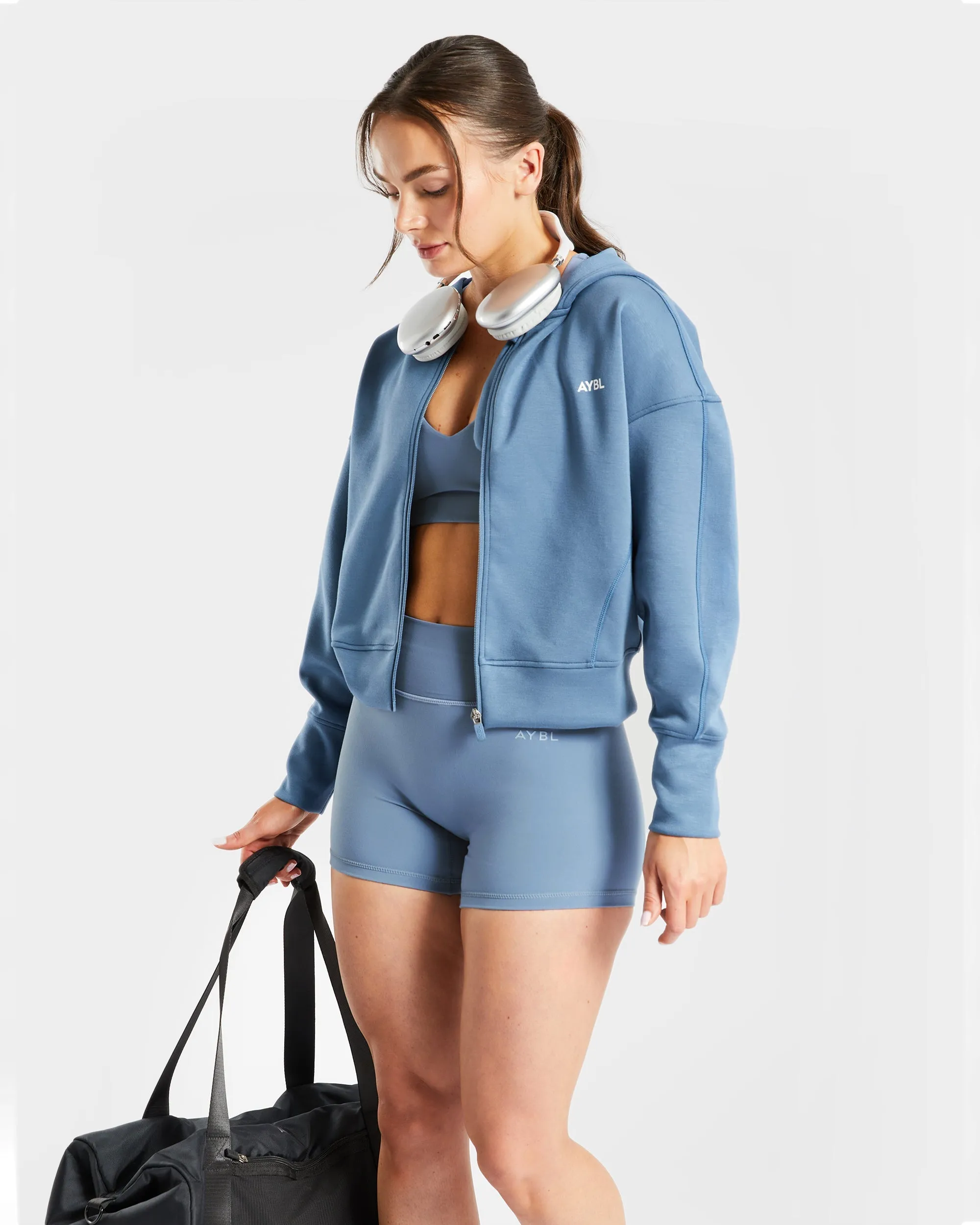 Zip Up Jacket - Blue